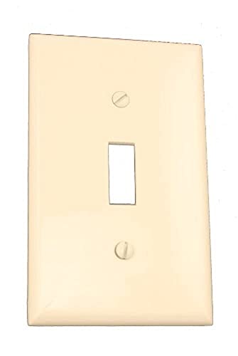 Leviton 1 Gang 1-Pack, 80701-T, Light Almond