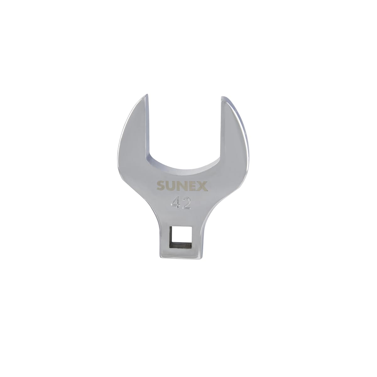 Sunex 97442A 1/2" Drive 42 mm Fully Polished Jumbo Straight Crowfoot Wrench