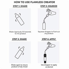 Dermablend Flawless Creator Liquid Foundation Drops, 25N For fair to light skin with neutral undertones with a hint of peach, 30 ml (Pack of 1)
