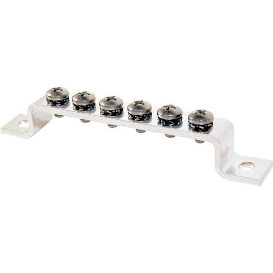 Blue Sea Systems 6 Gang Common 100A Mini Grounding Busbar