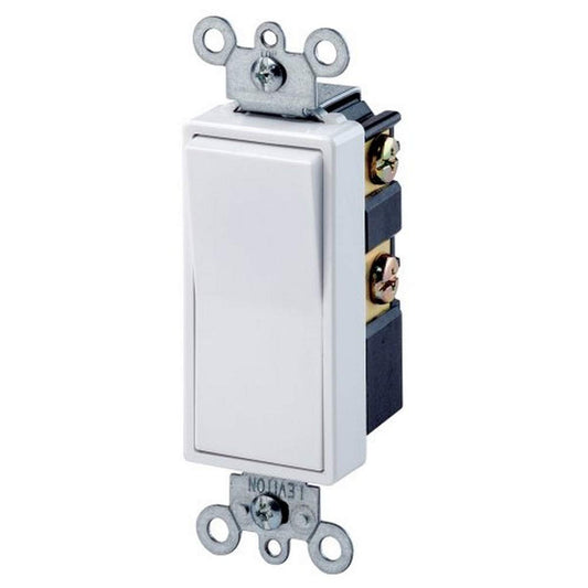 Leviton Decora 15 Amp, 120/277 V, 4-Way Residential Grade, 5604-02W, White