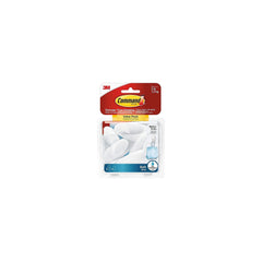 Command BATH18-6ESF Towel Hooks, Value Pack, Medium, Frosted