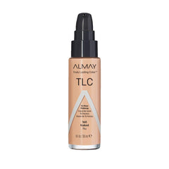 Almay Truly Lasting Color Liquid Makeup, Long Wearing Natural Finish Foundation with Vitamin E and Lemon Extract, Hypoallergenic, Cruelty Free, -Fragrance Free, Dermatologist Tested, 160 Naked, 1 oz/ 30ml
