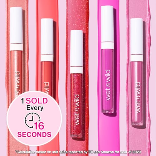 Wet n Wild 555B Megaslicks lip gloss, 0.19 Ounce, Rose Gold
