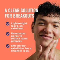 PanOxyl Clarifying Exfoliant, with 2% Salicylic Acid, Leave-On Treatment, Helps Clear and Prevent Acne Pimples, Penetrates Pores for Clearer Skin, pH-balanced, Alcohol-Free Formula, 118ml