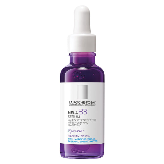 La Roche-Posay Mela B3 Serum, Dark Spot Corrector With Anti-Aging Melasyl + 10% Niacinamide, Discoloration Correcting Serum for Sun Spots, Age Spots & Post-Acne Marks, 30ML