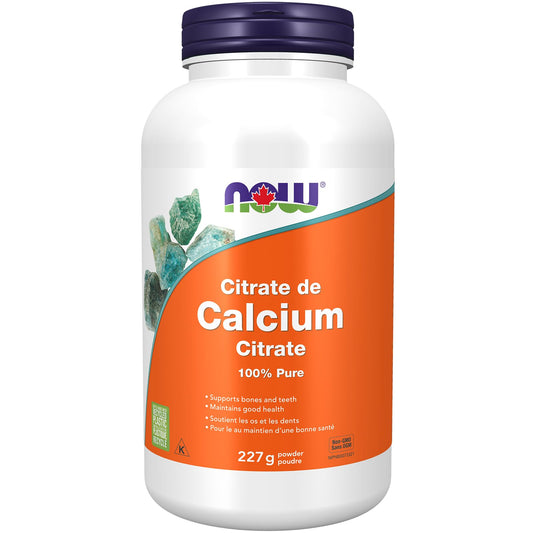 NOW Supplements Calcium Citrate Powder, 227g