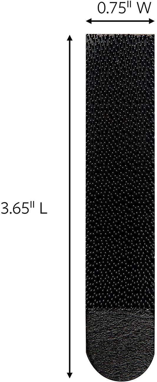 Command Large Picture Hanging Strips, 4 Pairs, Black - 17206BLK-C