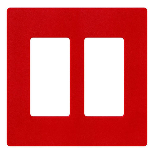 Lutron Claro 2 Gang Decorator/Rocker Wallplate, Matte | SC-2-HT | Hot