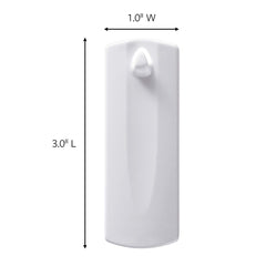 Command Sawtooth Picture Hanging Hooks, 1 Hanger 2 Large Strips, White - Damage-Free, 17040C