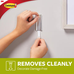 Command Sawtooth Picture Hanger 17047-EF, Grey, 1 Hanger, 2 Large Strips, 4 Mini Strips