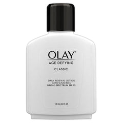 Olay Age Defying Classic Daily Renewal Lotion, Beta-Hydroxy Acid with Sunscreen SPF 15, 120 mL