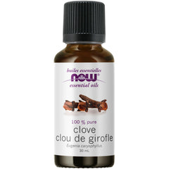 NOW Essential Oils, Clove Oil, Balancing Aromatherapy Scent, Steam Distilled, 100% Pure, Vegan, Child Resistant Cap, 30mL