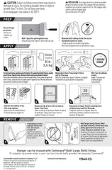 Command Wire Back Picture Hanger 17048-EF, White, 1 Hanger, 4 Large Strips, 4 Mini Strips