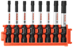Bosch CCSTV208 8Piece Impact Tough Torx 2 In. Power Bits with Clip for Custom Case System