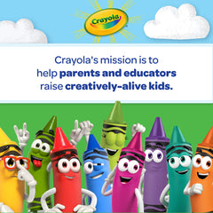Crayola Canada Glitter Markers 6-Count Arts & Crafts, white-540 (58-8168)