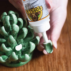 Gorilla Glue Clear, Non-Foaming, Water Resistant, Indoor & Outdoor, Versatile Bonding Usage, Easy Application Nozzle, 3.75oz/110ml Bottle, (Pack of 1), 4637502